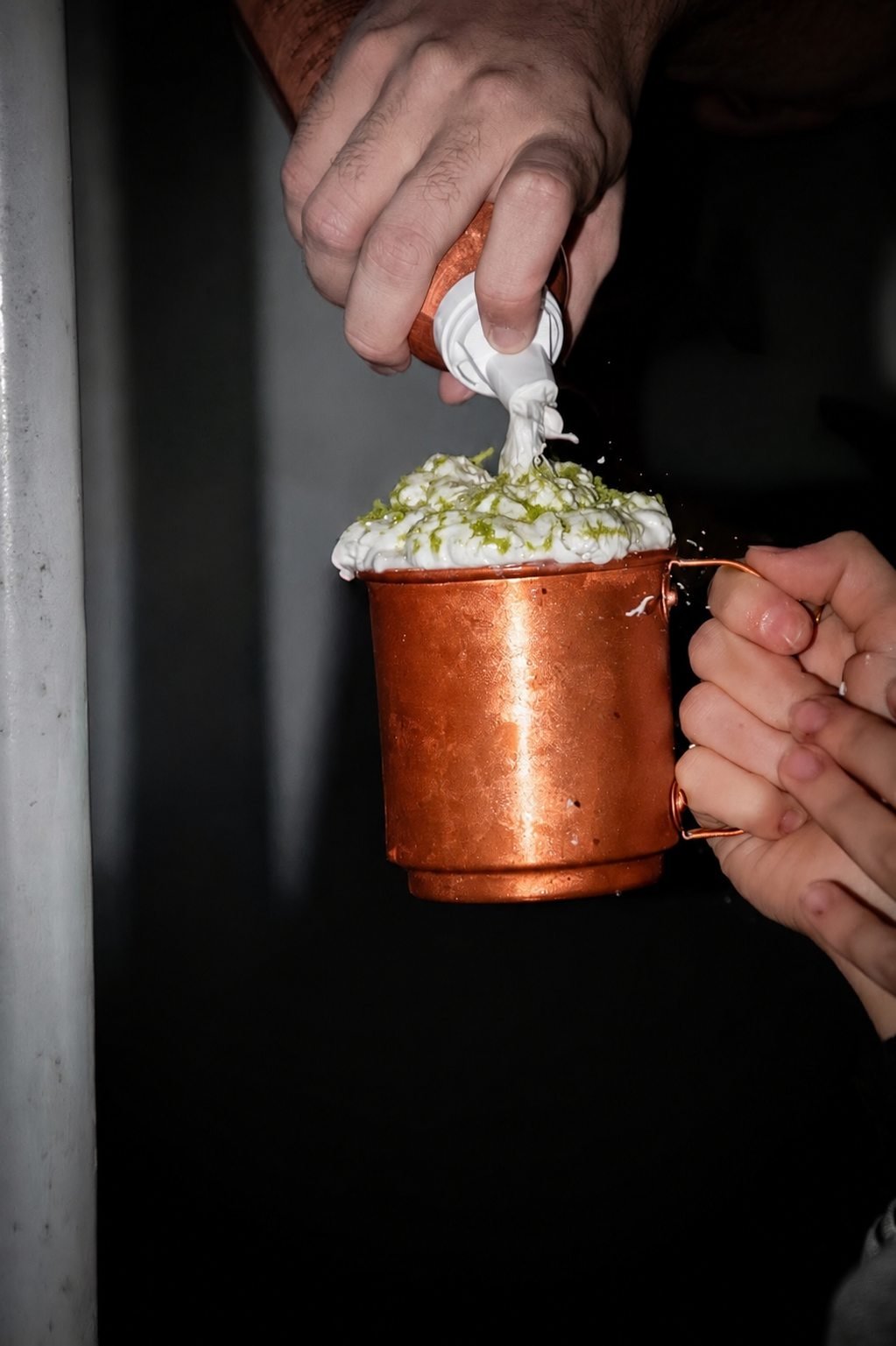Moscow Mule cremoso com finalização especial