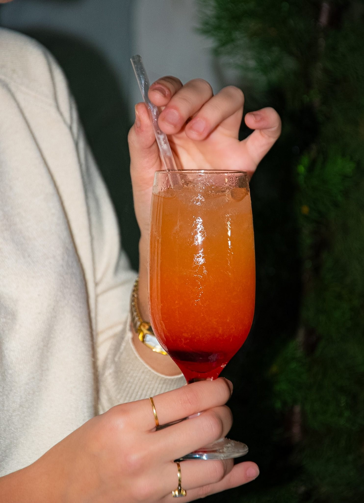 Drink Sex on the Beach com acabamento colorido